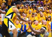 AYX官方直播-步行者横扫马刺，乔治扛起全队