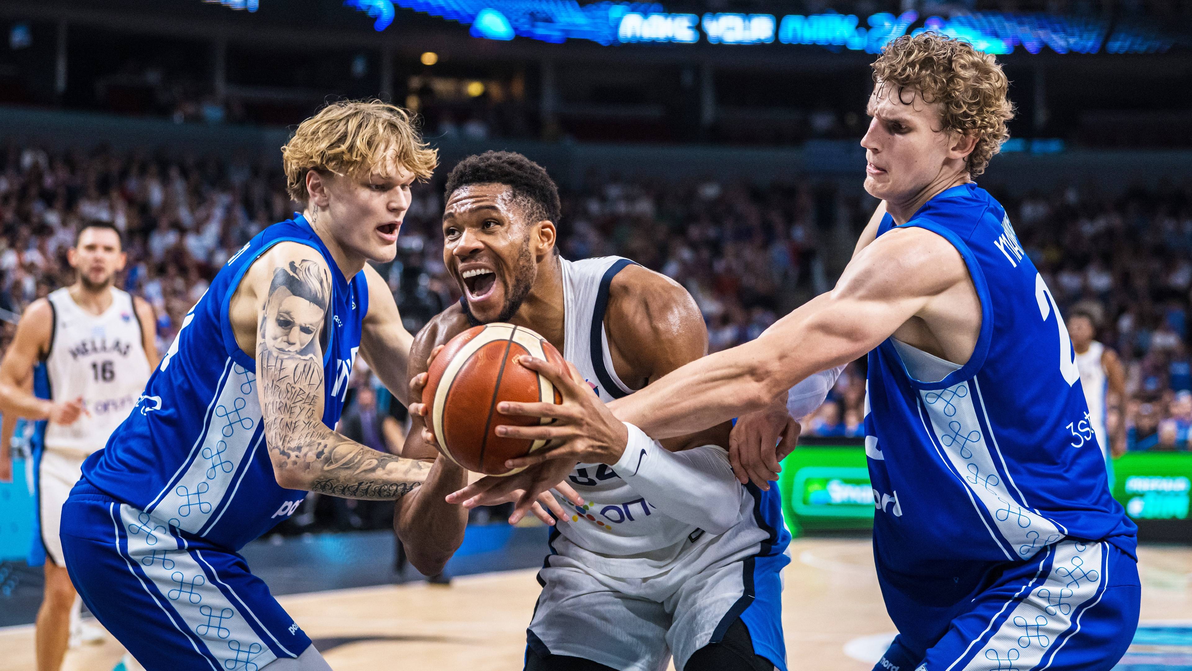 独行侠强势希腊男篮，字母哥制霸全场